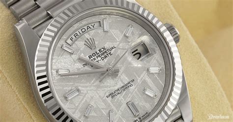 rolex meteorite replica|rolex meteorite dial day date.